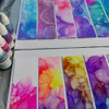 Alcohol Ink Tintas 4 Colores + Activador + Hojas Sintéticas 1