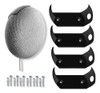Kit 4 Suporte Apoio Parede Google Home Mini Assistente Preto 0