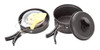 Marmita 2 Personas Mochilero Camping Set Cocina Compacta 0