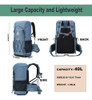 Mochila De Senderismo Bseash 40l Impermeable 1