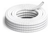 Caño Corrugado Semipesado 1 1/4  Blanco Pvc Rollo X 25 Mts 0