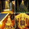 Cortina De Luces Led Forma Arbol Con Puntero Para Exteriores 5