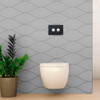 Boton Pulsador Negro Mate Para Cisterna Tropea Doble Descarg 1