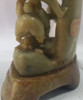 Antiguo Adorno Chino Piedra Tallada Grupo De Monos China B45 6