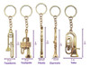 Conjunto De Chaveiros Musicais Com 12 Instrumentos 4