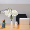 Ramo Hortensias Artificiales Tallo Desmontable 5pzas Blanco 5