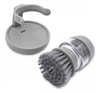 Cepillo Esponja Dispenser Detergente Con Base Gris 1
