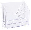 Organizador Triplo Office Cristal Waleu 2