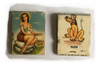 Duas Caixas De Fósforos Década De 1950: Pin Up E Pluto 0