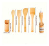Set X4 Utensilios Madera Cocina Cuchara Espatula Contenedor 2
