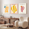 Kit 3 Quadros Decorativos Abstrato Moderno Matisse Para Sala 1