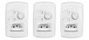 4 Controle De Ventilador Rotativos Com Tomada Bivolt Branco 1