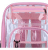 Mochila Transparente Alça Reforçada À Prova D'água Rosa 1