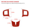 Linskip Moldura Para Volante Compatible Con Dodge Challenger 5
