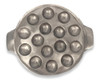 Provoletera Provoleta Fundicion De Aluminio 15 Bocados 2