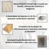 Cabeceira Casal Queen Capitonê Estofada 160cm Veludo Bege 3