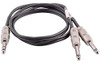Seismic Audio 3 Pies Trs Macho A Doble Cable Bifurcador Ts Y 0
