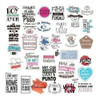 Kit 1200 Plantillas Frases Vinilos Sublimacion Tazas 1