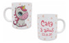 Taza De Plastico Unicornios Personalizada, Sublimada!! 3