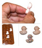 Molde De Silicona Con Chispas De Chocolate Con Forma De Pato 2