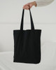 Tote Bag ( 100% Poliester, Apta Sublimación) Negra/crudo 1