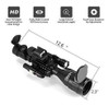 Mira Para Rifle Uuq C4-12x50 Ar15, Doble Iluminación, Retícu 2