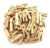 200 Mini Prendedor Pregador Lembrancinha Cor Madeira 2,5 Cm 1