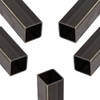 Barra Metalon 40x40 Tubo Quadrado Aço 5 Peça De 50cm 0