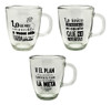 Taza Con Frases De  Vidrio - Full7x24 0