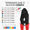 Alicate Prensa Crimpa Terminal Tubolar Ilhos 0.5 A 16mm-1un 4