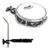 Torelli Kit Tamborim Com Platinela + Suporte Para Percussão 0