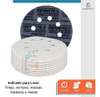 Disco De Lixa Velcro Branco 125mm Grão 120 Starfer 100 Un 2