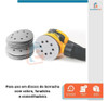 Disco De Lixa Velcro Branco 125mm Grão 120 Starfer 100 Un 4