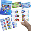 Kit Imprimible Etiquetas Escolares Sonic Editable 0
