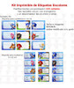 Kit Imprimible Etiquetas Escolares Sonic Editable 2