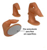 Kit 4 Dedos Postiços De Plástico Para Treinamento Manicure 3