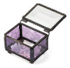 J Devlin Box 325  2 Mini Purpura Vidrieras Caja De Recuerdo 2