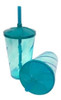 45 Vasos Twister 300 Ml Con Tapa Y Sorbito 1 45 Vasos Twister 300 Ml Con Tapa Y Sorbito 1