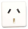 Adaptador Enchufe 3 Patas  Salida 2 Patas Color Blanco 1