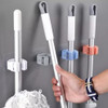 10 Soportes Para Escoba Secador Adhesivo Ganchos Ropas Hogar 5