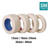 Cinta De Papel Enmascarar Pintor 12mm X 50m Pack X24u 1