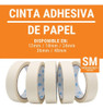 Cinta De Papel Enmascarar Pintor 12mm X 50m Pack X24u 2