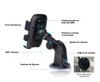 Soporte Celular Auto Vidrio Tablero Sopapa Extensible Movil 5