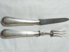 Tenedor Trinchar Antiguo Christofle Francés 30 Cm 1