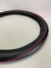 Cubre Volante Zig Zag Rosa 38cm 1