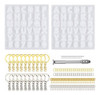 125pcs Alfabeto Silicone Resina Moldes Para Chaveiro Diy 0