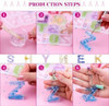 125pcs Alfabeto Silicone Resina Moldes Para Chaveiro Diy 2