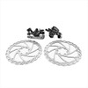 Juego Disco 160mm + Caliper + Mazas Para Bicicleta Import A1 4 Juego Disco 160mm + Caliper + Mazas Para Bicicleta Import A1 4