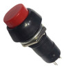 5 Unidades Pulsador Interruptor Redondo Rojo Chasis 1a 250v 0