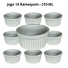 10 Ramekim Grande De Porcelana Fina 210 Ml 1